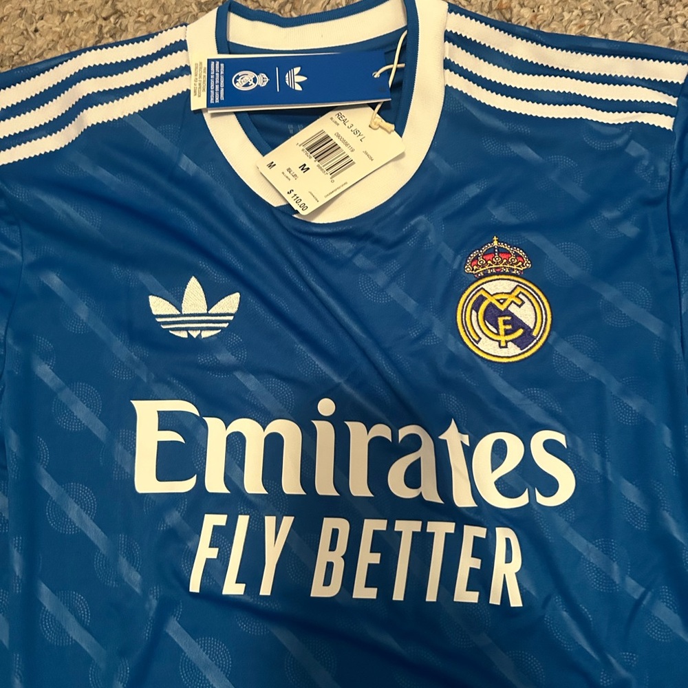 Adidas Real Madrid home jersey long sleeve 2025/26 - Picture 3 of 4